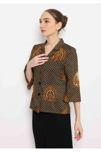 Lyne Halim Blouse Batik Sogan, 8086.